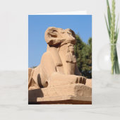 Sphinx in Karnak Temple - Egypte Kaart (Voorkant)