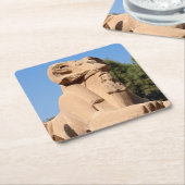 Sphinx in Karnak Temple - Egypte Kartonnen Onderzetters (Schuin)