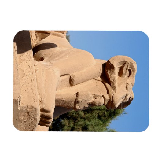 Sphinx in Karnak Temple - Egypte Magneet (Horizontaal)