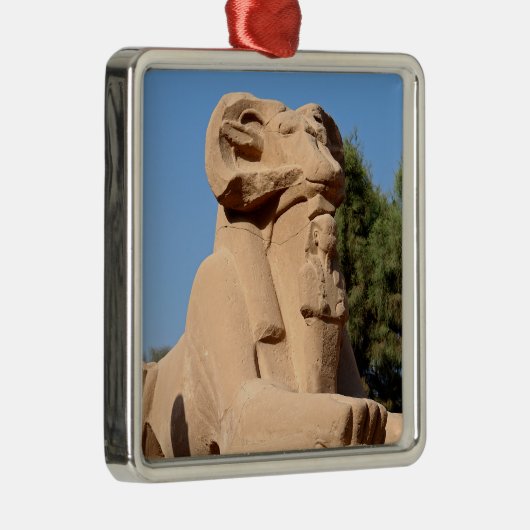 Sphinx in Karnak Temple - Egypte Metalen Ornament (Rechts)