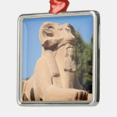 Sphinx in Karnak Temple - Egypte Metalen Ornament (Links)