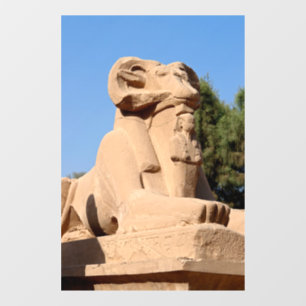 Sphinx in Karnak Temple - Egypte Raamsticker
