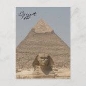 sphinx khafre egypte briefkaart (Voorkant)
