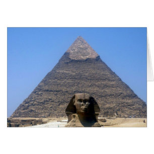 sphinx khafre piramide