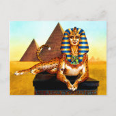 Sphinx met Golden Eyes Briefkaart (Voorkant)