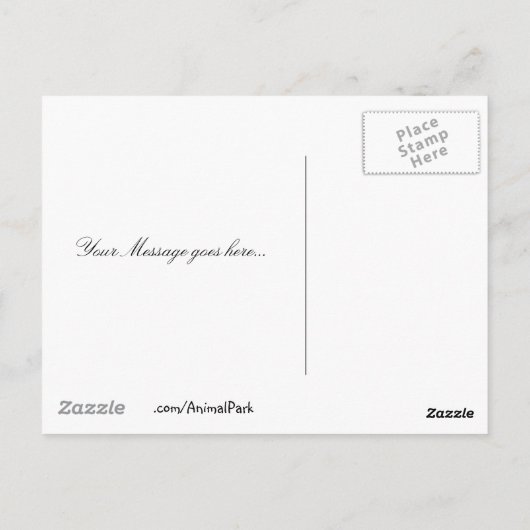 Sphinx moth briefkaart (Achterkant)