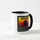 Sphinx Oranje LabelLindsay, CA Mok (Voorkant rechts)