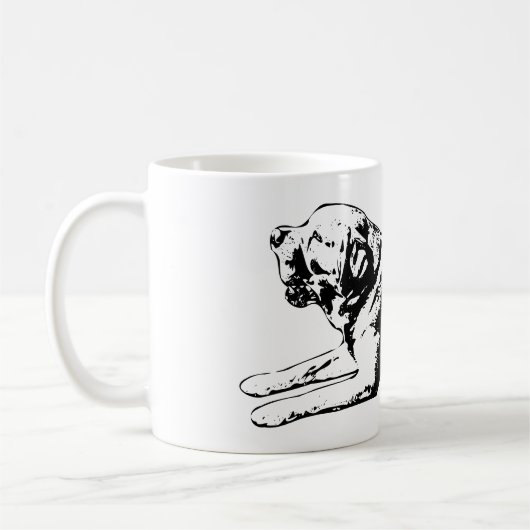 Sphinx Pause - Gouden blik Koffiemok (Links)