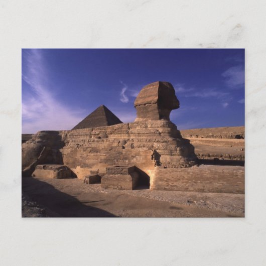 Sphinx-piramide bij Giza Briefkaart (Voorkant)