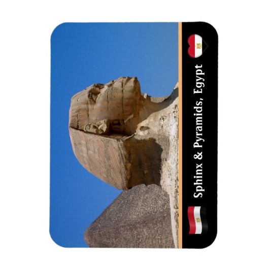 Sphinx, Pyramids, Caïro en oud Egypte/UNESCO Magneet (Verticaal)