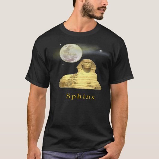 Sphinx 's nachts t-shirt (Voorkant)