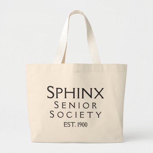 Sphinx Senior Society Canvas tas (Voorkant)