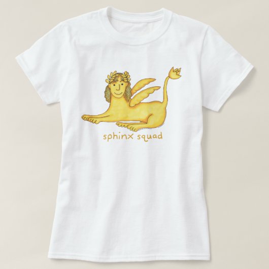 Sphinx Squad (diverse stijlen) Vrouwen wit T-shirt (Design voorkant)