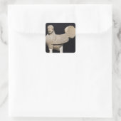 Sphinx Vierkante Sticker (Tas)