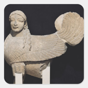 Sphinx Vierkante Sticker