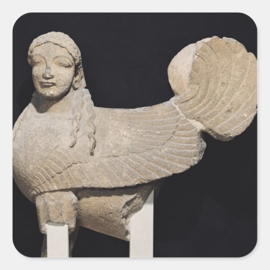Sphinx Vierkante Sticker (Voorkant)