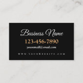 Sphinx Visitekaartje (Achterkant)