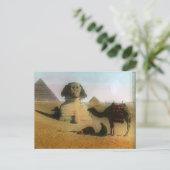 Sphnix en Pyramide-Briefkaart Briefkaart (Staand voorkant)