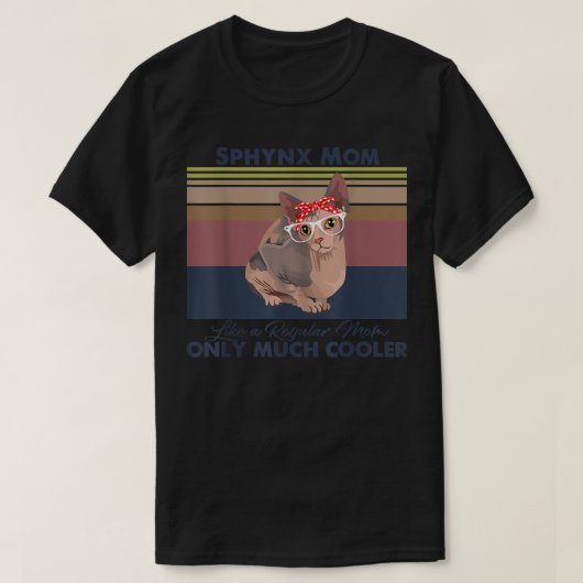 Sphyn Cat Ma Bandana Match Moederdag C T-shirt (Design voorkant)