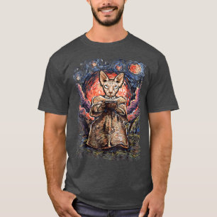 Sphyn Cats Sterrennacht Tshirt Gift for Women Mann