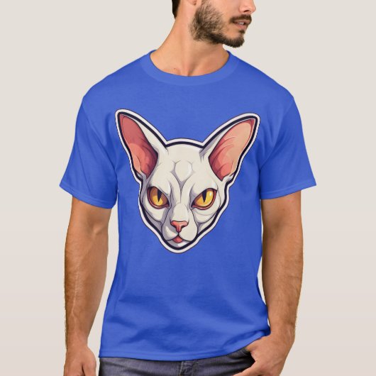 Sphyn kat grappig t-shirt (Voorkant)