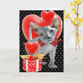Sphynx Box of Hearts Moederdag Kaart (Gele Bloem)