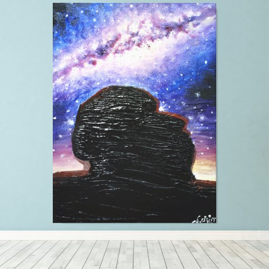 Sphynx Canvas Afdruk (Insitu (Houten vloer))