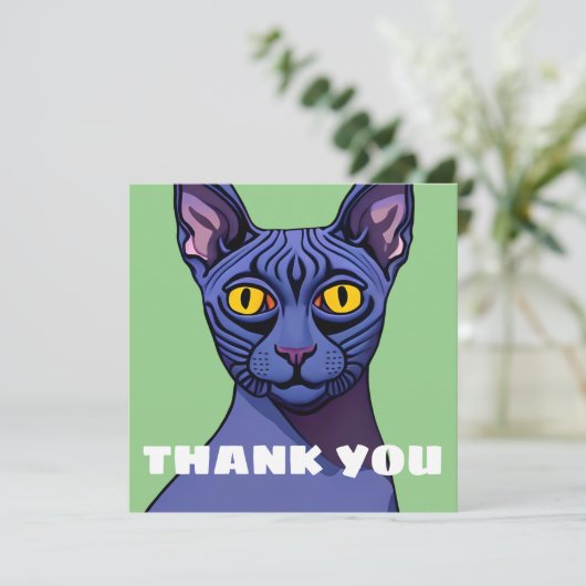 Sphynx Cat (Staand voorkant)