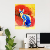 Sphynx Cat #1 Afdrukken Poster (Thuiskantoor)