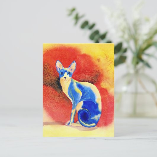 Sphynx Cat #1 Briefkaart (Staand voorkant)