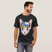 Sphynx Cat 1 Dad Vaderdag T-shirt (Voorkant volledig)