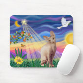 Sphynx Cat 1 - Schemering Muismat (Met muis)