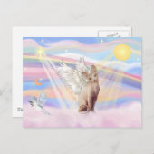 Sphynx Cat 1 - Wolken Briefkaart (Voorkant / Achterkant)