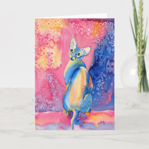 Sphynx Cat #2 Wenskaarten Kaart