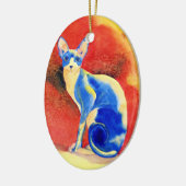 Sphynx Cat #3 Keramisch Ornament (Links)