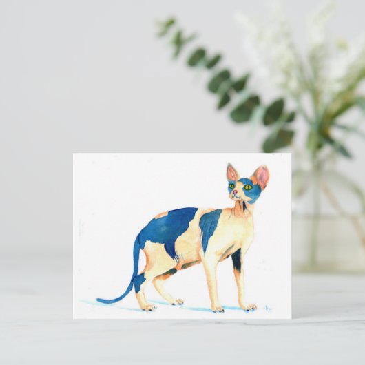 Sphynx Cat 5 Briefkaart (Staand voorkant)