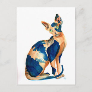 Sphynx Cat 6 Briefkaart
