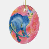 Sphynx Cat 7 Keramisch Ornament (Rechts)