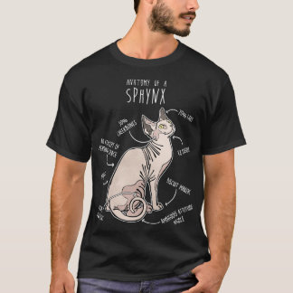 Sphynx Cat Anatomie 1 T-shirt