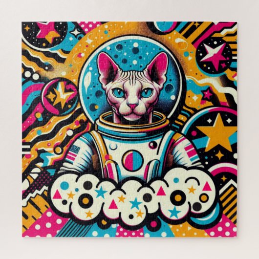 SPHYNX CAT-ASTRONAUT LEGPUZZEL (Verticaal)