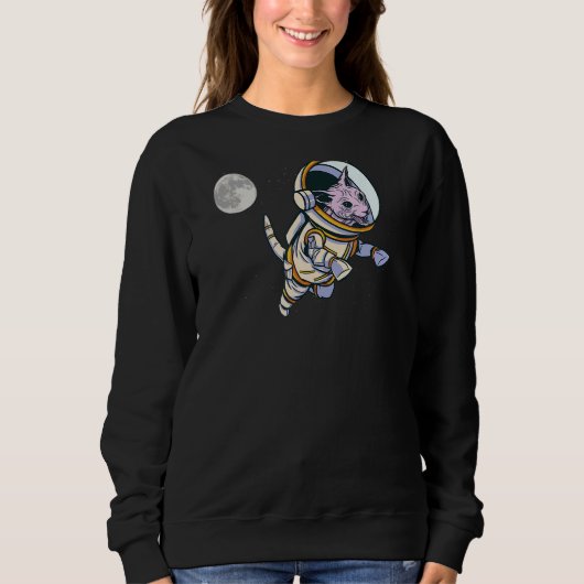 Sphynx Cat Astronaut Space Cat Spacial Style Trui (Voorkant)