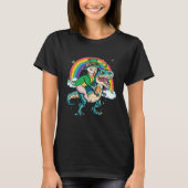 Sphynx Cat Beer Dino Rex Horn Rainbow T-shirt (Voorkant)