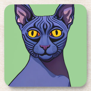 Sphynx Cat Bier Onderzetter