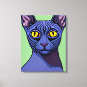 Sphynx Cat Canvas Afdruk (Voorkant)