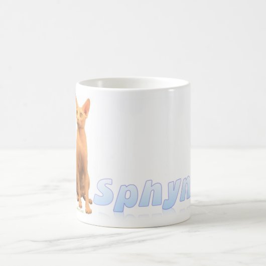 Sphynx Cat Coffee Mok (Center)