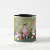 Sphynx Cat Easter Mok (Midden)