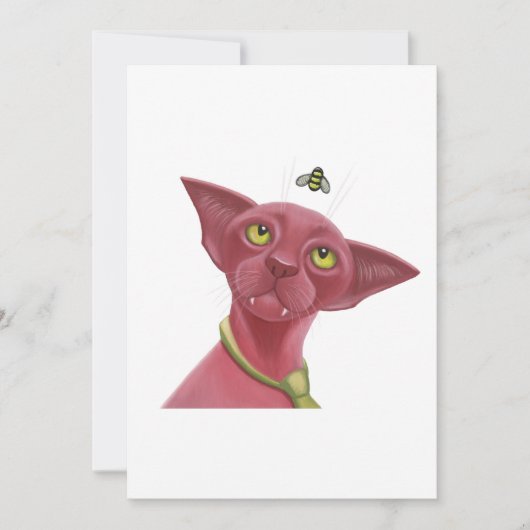Sphynx Cat Feestdagenkaart (Voorkant)