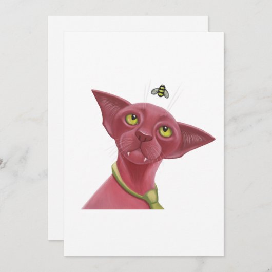 Sphynx Cat Feestdagenkaart (Voorkant / Achterkant)