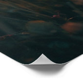 Sphynx Cat Gazing Sky – Vibrant Floral Art Poster (Hoek)