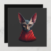 Sphynx Cat Half Cat, Half Devil, Master Sphynx #4 (Voorkant / Achterkant)